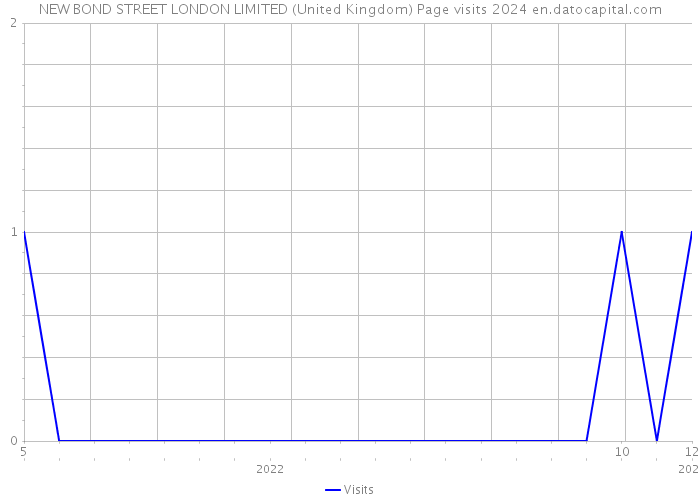 NEW BOND STREET LONDON LIMITED (United Kingdom) Page visits 2024 