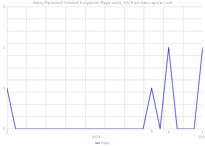 Harry Ravenhill (United Kingdom) Page visits 2024 