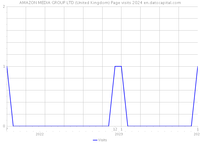 AMAZON MEDIA GROUP LTD (United Kingdom) Page visits 2024 