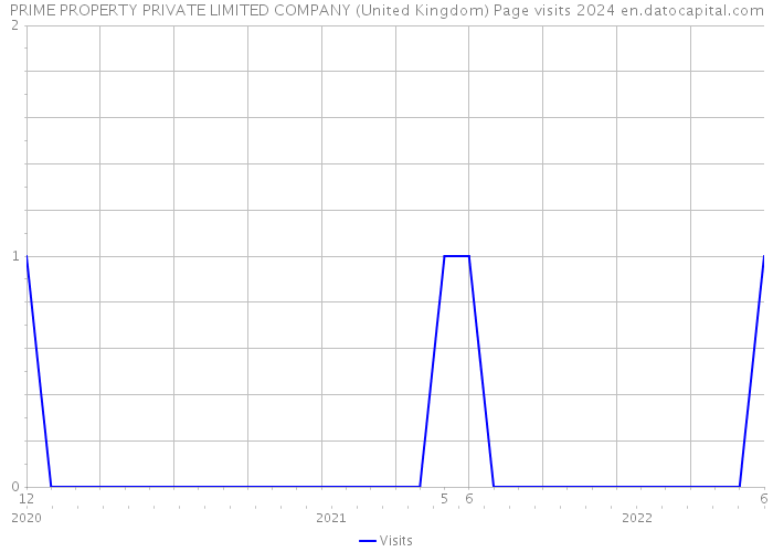 PRIME PROPERTY PRIVATE LIMITED COMPANY (United Kingdom) Page visits 2024 