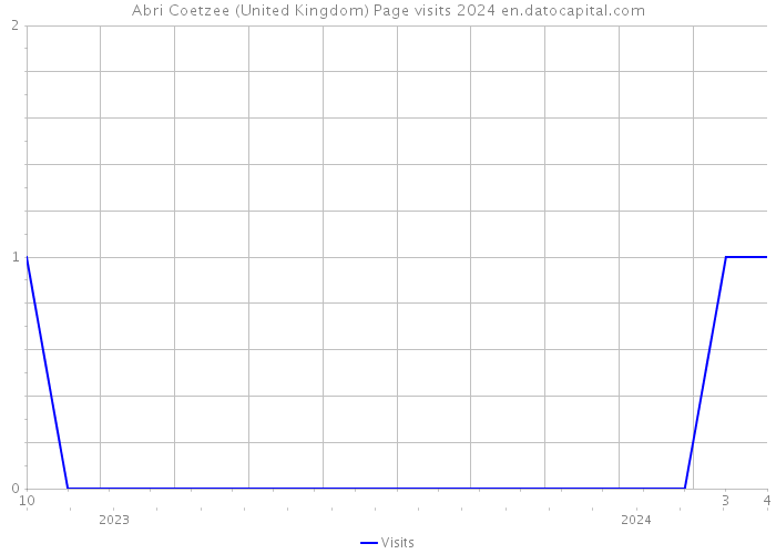 Abri Coetzee (United Kingdom) Page visits 2024 