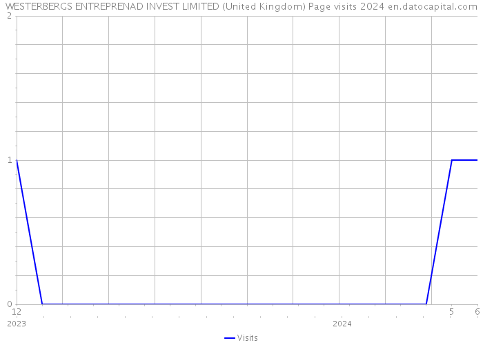 WESTERBERGS ENTREPRENAD INVEST LIMITED (United Kingdom) Page visits 2024 