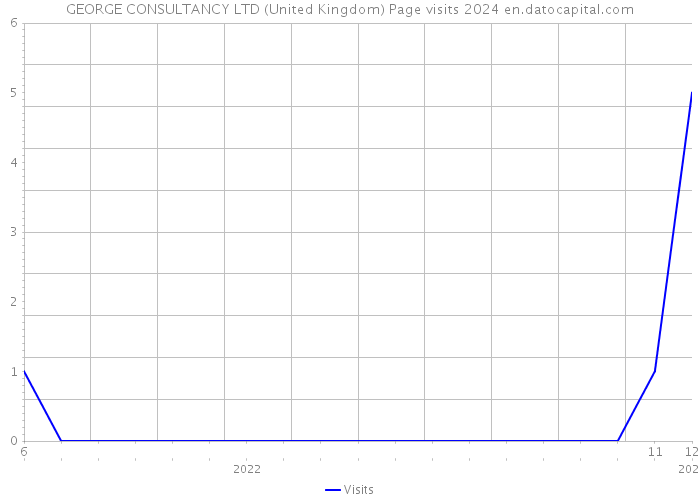 GEORGE CONSULTANCY LTD (United Kingdom) Page visits 2024 