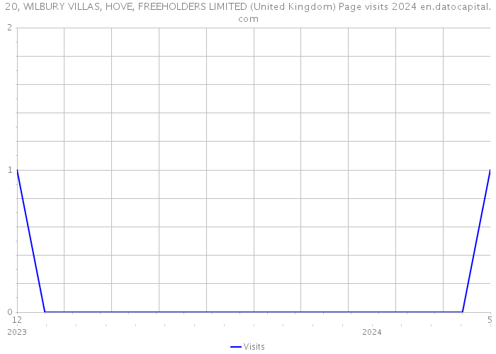 20, WILBURY VILLAS, HOVE, FREEHOLDERS LIMITED (United Kingdom) Page visits 2024 