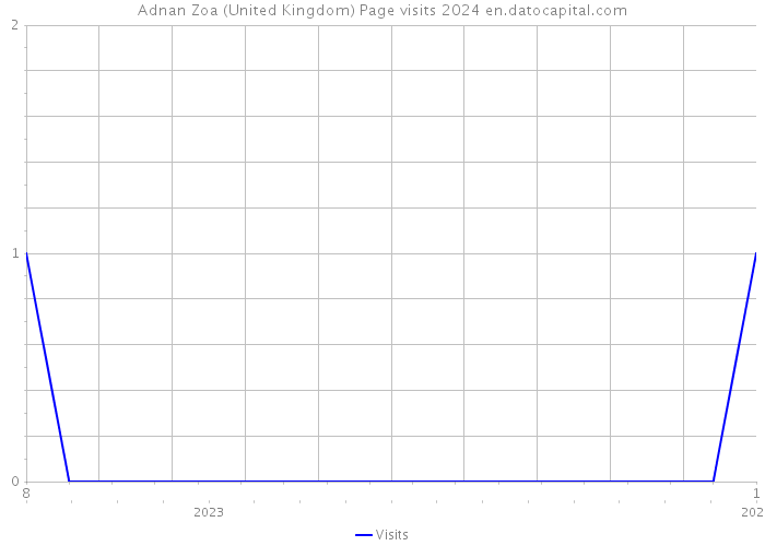 Adnan Zoa (United Kingdom) Page visits 2024 
