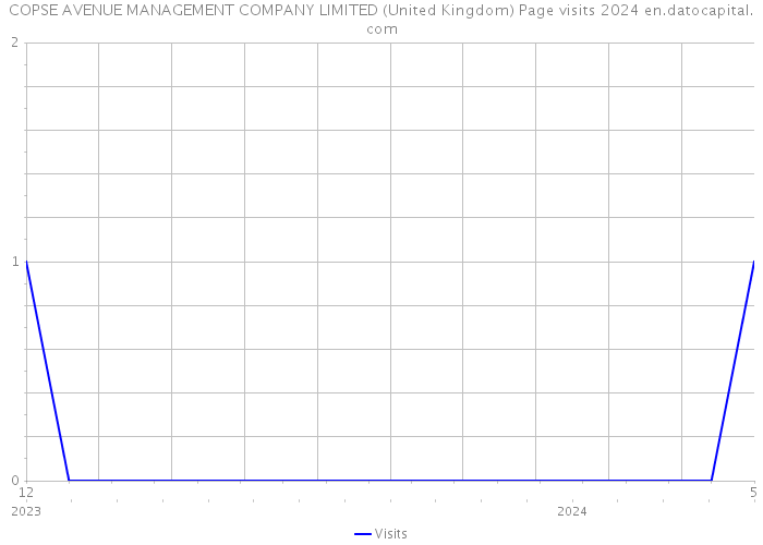 COPSE AVENUE MANAGEMENT COMPANY LIMITED (United Kingdom) Page visits 2024 