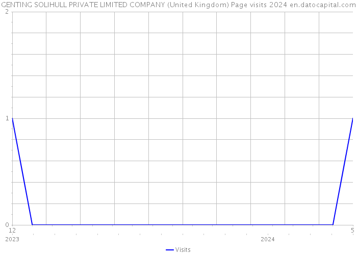 GENTING SOLIHULL PRIVATE LIMITED COMPANY (United Kingdom) Page visits 2024 