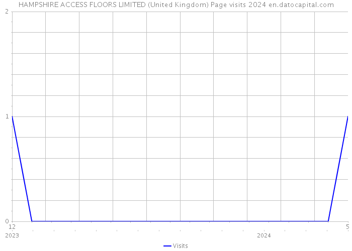 HAMPSHIRE ACCESS FLOORS LIMITED (United Kingdom) Page visits 2024 