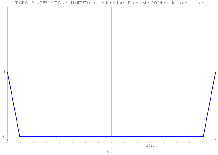 IT GROUP INTERNATIONAL LIMITED (United Kingdom) Page visits 2024 