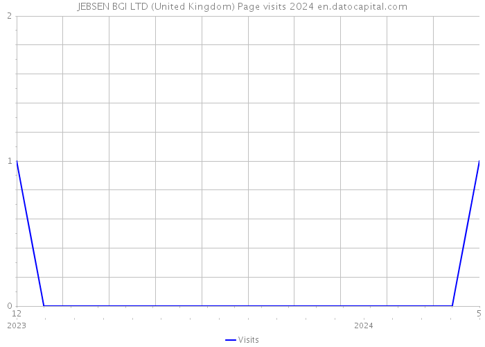 JEBSEN BGI LTD (United Kingdom) Page visits 2024 