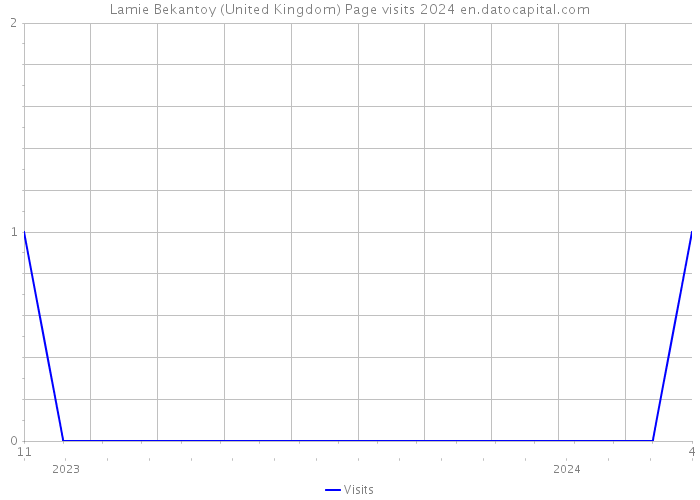 Lamie Bekantoy (United Kingdom) Page visits 2024 