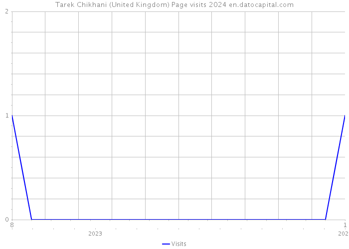 Tarek Chikhani (United Kingdom) Page visits 2024 