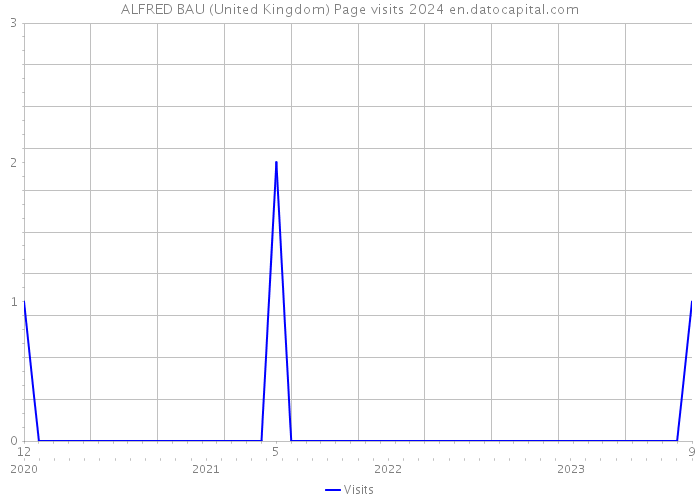 ALFRED BAU (United Kingdom) Page visits 2024 