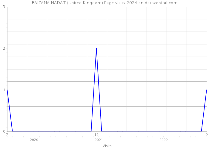 FAIZANA NADAT (United Kingdom) Page visits 2024 