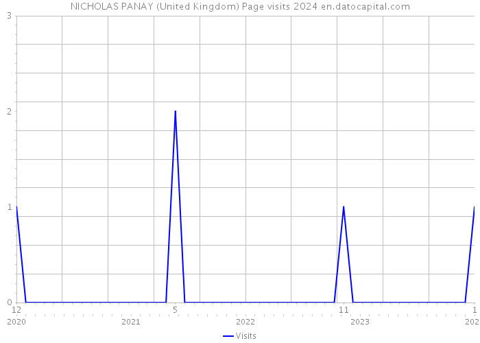 NICHOLAS PANAY (United Kingdom) Page visits 2024 