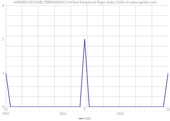 ANDREA MICHAEL FERRANDINO (United Kingdom) Page visits 2024 