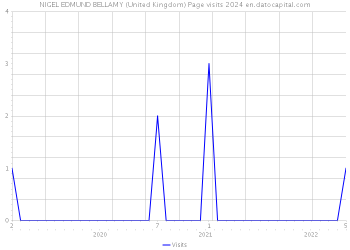 NIGEL EDMUND BELLAMY (United Kingdom) Page visits 2024 