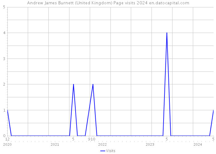 Andrew James Burnett (United Kingdom) Page visits 2024 