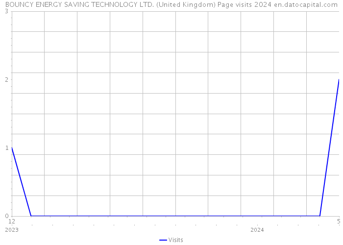 BOUNCY ENERGY SAVING TECHNOLOGY LTD. (United Kingdom) Page visits 2024 