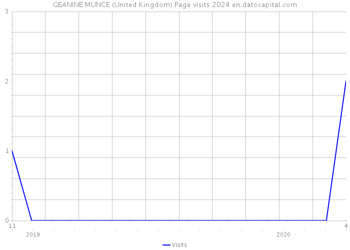 GEANINE MUNCE (United Kingdom) Page visits 2024 