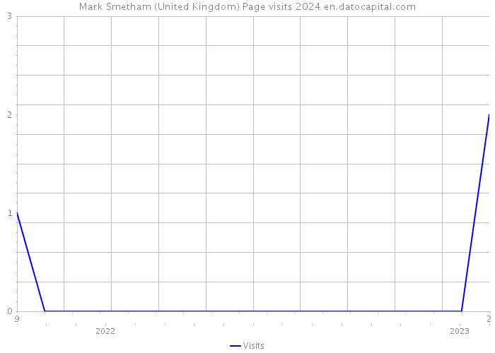 Mark Smetham (United Kingdom) Page visits 2024 