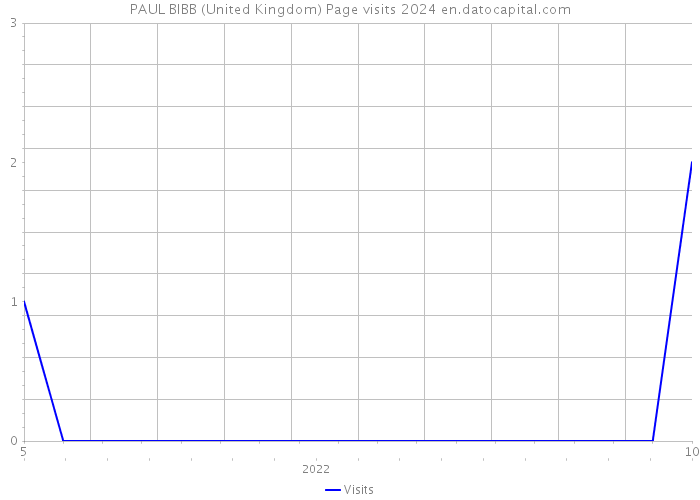 PAUL BIBB (United Kingdom) Page visits 2024 