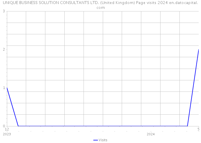 UNIQUE BUSINESS SOLUTION CONSULTANTS LTD. (United Kingdom) Page visits 2024 