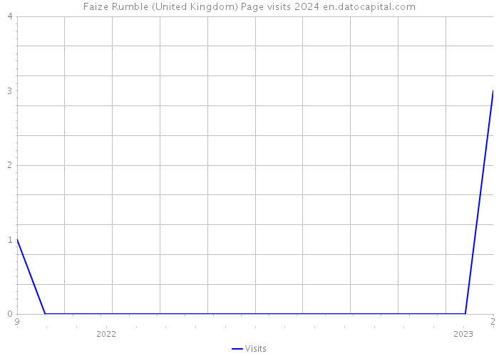 Faize Rumble (United Kingdom) Page visits 2024 