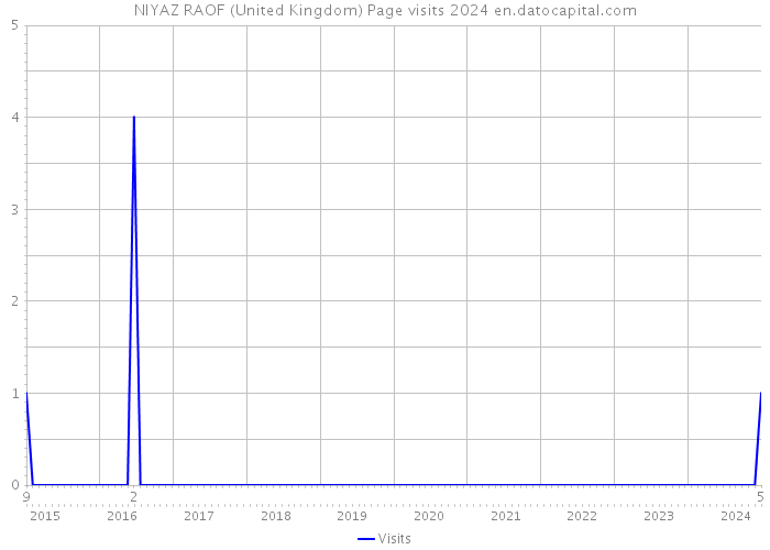 NIYAZ RAOF (United Kingdom) Page visits 2024 