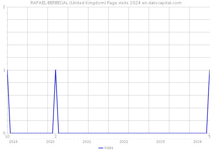 RAFAEL BERBEGAL (United Kingdom) Page visits 2024 
