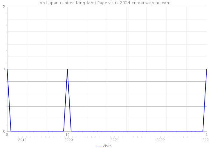 Ion Lupan (United Kingdom) Page visits 2024 