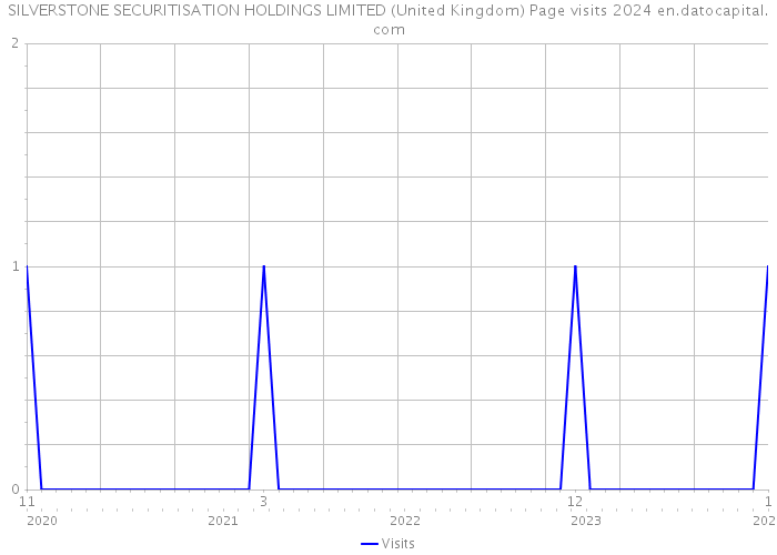 SILVERSTONE SECURITISATION HOLDINGS LIMITED (United Kingdom) Page visits 2024 