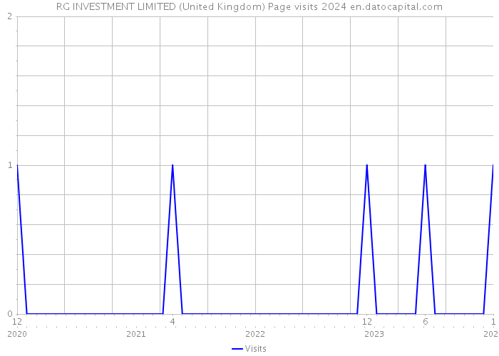 RG INVESTMENT LIMITED (United Kingdom) Page visits 2024 