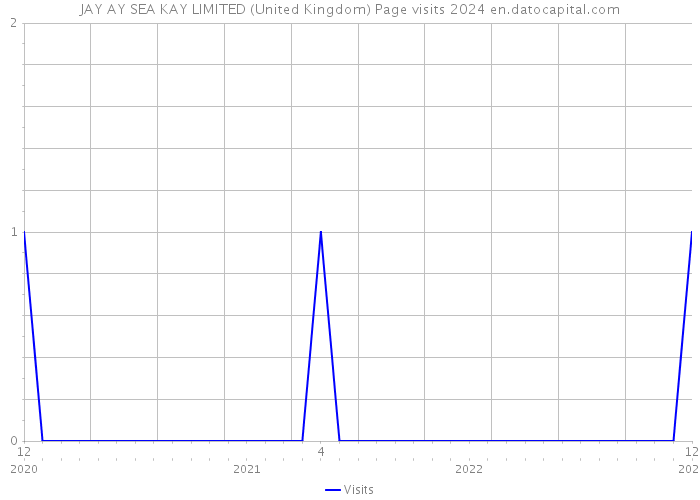 JAY AY SEA KAY LIMITED (United Kingdom) Page visits 2024 