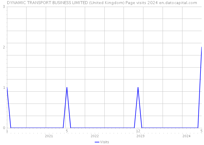 DYNAMIC TRANSPORT BUSINESS LIMITED (United Kingdom) Page visits 2024 