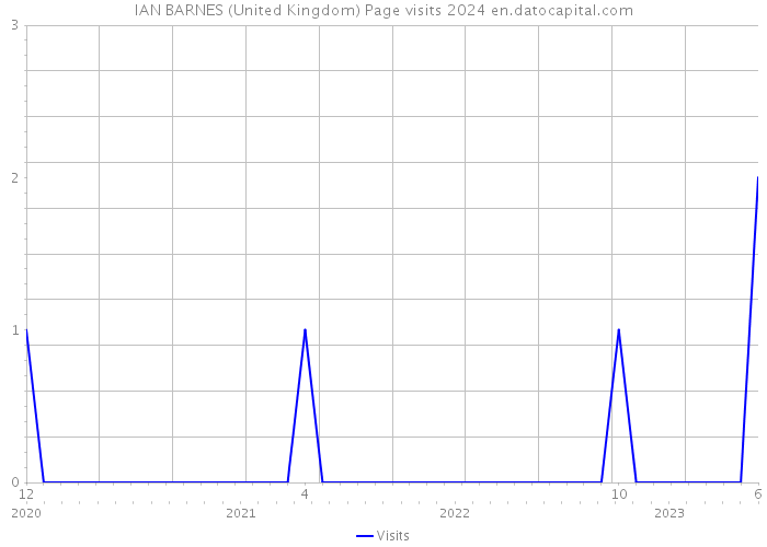 IAN BARNES (United Kingdom) Page visits 2024 