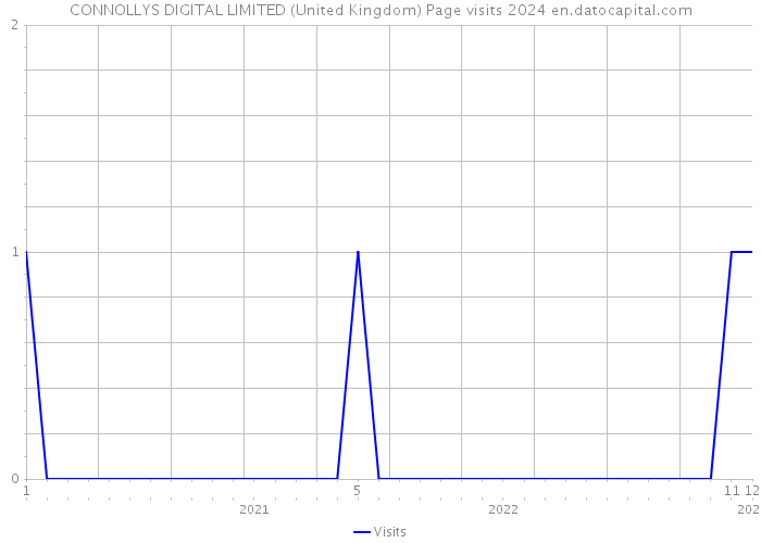CONNOLLYS DIGITAL LIMITED (United Kingdom) Page visits 2024 