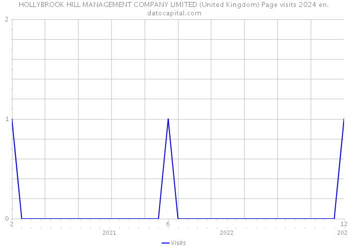 HOLLYBROOK HILL MANAGEMENT COMPANY LIMITED (United Kingdom) Page visits 2024 
