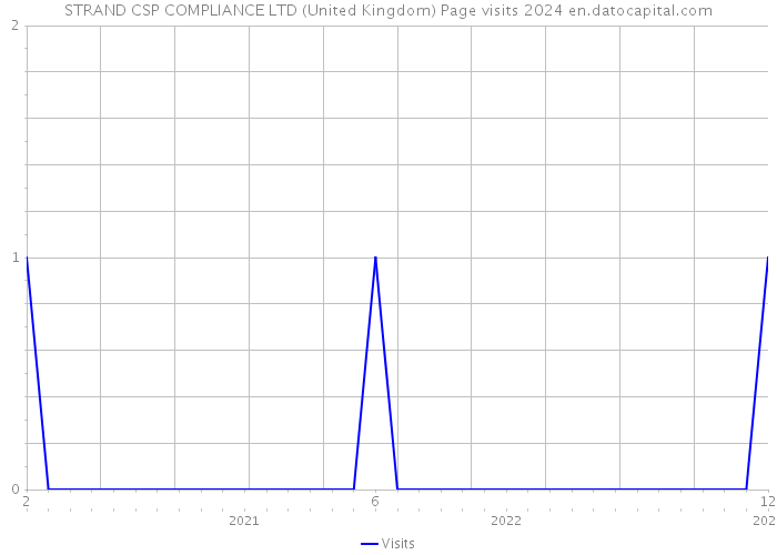 STRAND CSP COMPLIANCE LTD (United Kingdom) Page visits 2024 