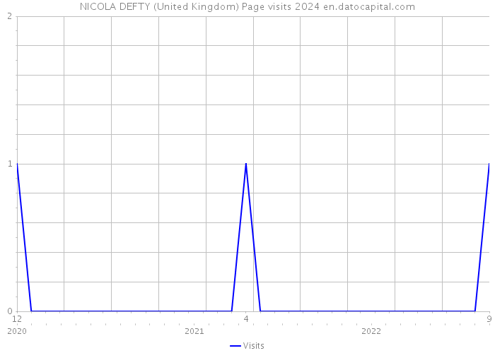 NICOLA DEFTY (United Kingdom) Page visits 2024 
