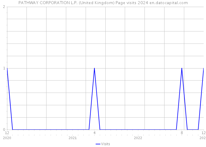 PATHWAY CORPORATION L.P. (United Kingdom) Page visits 2024 