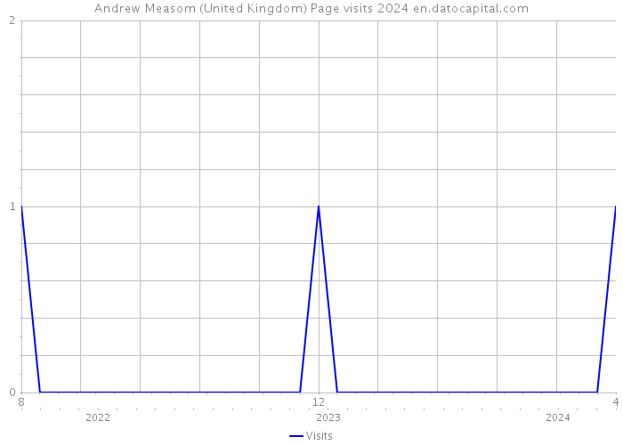 Andrew Measom (United Kingdom) Page visits 2024 
