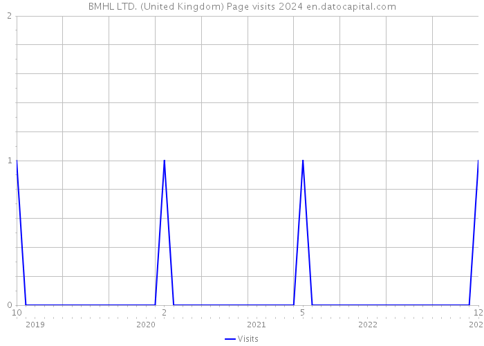 BMHL LTD. (United Kingdom) Page visits 2024 