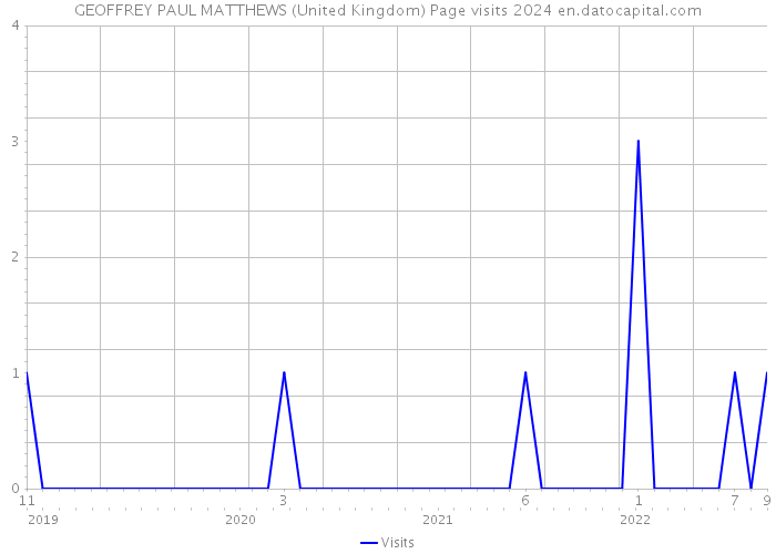 GEOFFREY PAUL MATTHEWS (United Kingdom) Page visits 2024 