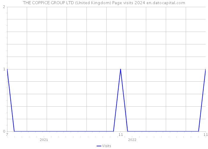 THE COPPICE GROUP LTD (United Kingdom) Page visits 2024 