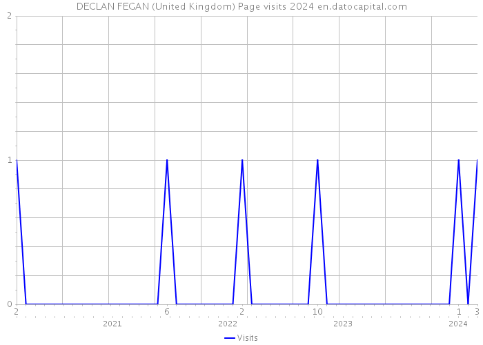 DECLAN FEGAN (United Kingdom) Page visits 2024 