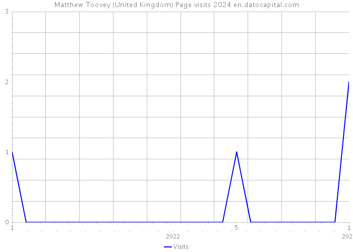 Matthew Toovey (United Kingdom) Page visits 2024 