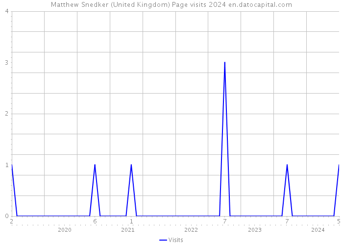 Matthew Snedker (United Kingdom) Page visits 2024 