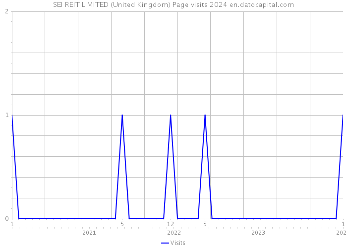 SEI REIT LIMITED (United Kingdom) Page visits 2024 