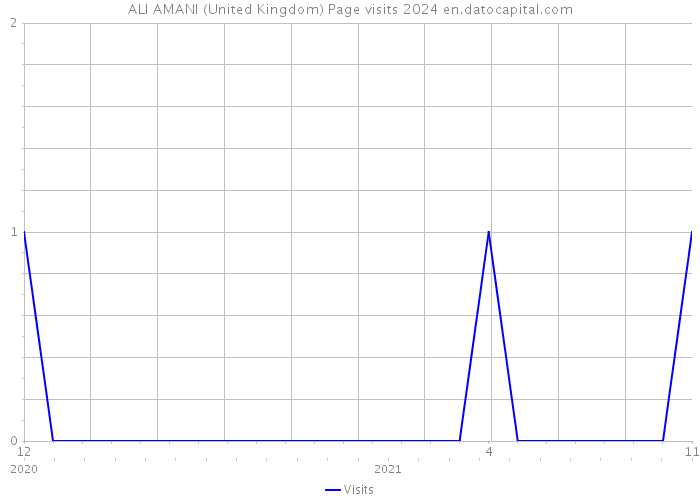 ALI AMANI (United Kingdom) Page visits 2024 